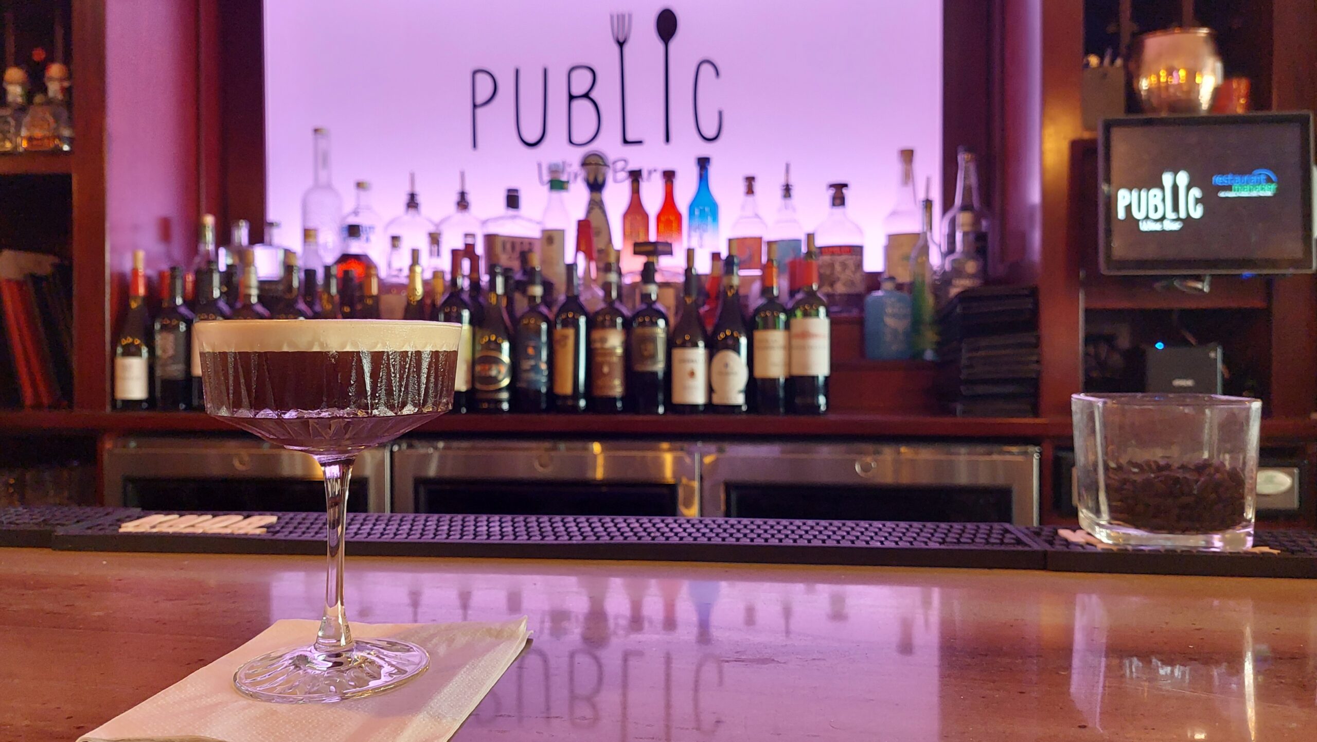 PUBLIC Wine Bar 88 Washington St Norwalk CT 06854 Espresso Martini